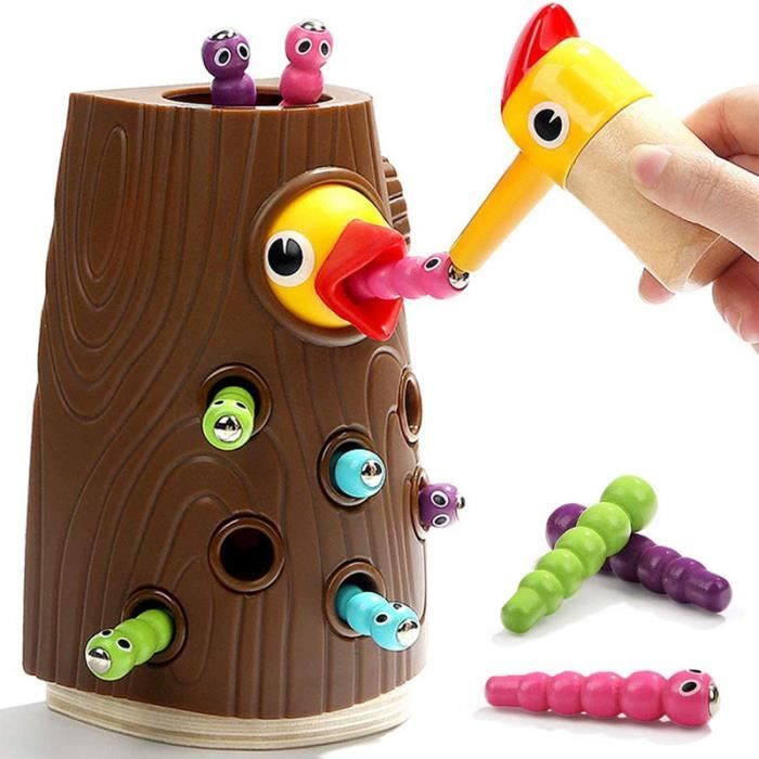 Jouet Bebe Nourrit Les Oiseaux Avec Des Insectes 2 Jouets Educatifs Magnetiques Pour Filles De 3 A 4 Ans Developper La Cognition Cdiscount Puericulture Eveil Bebe