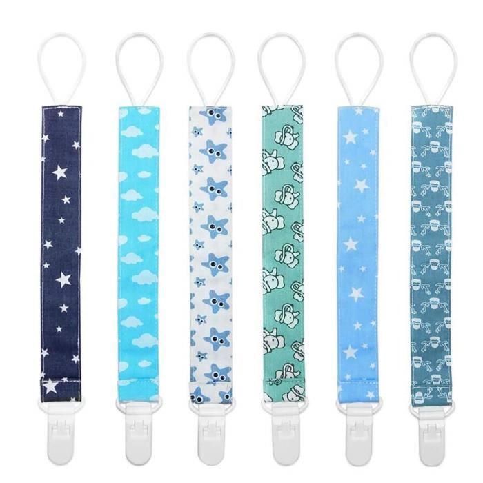 Attache Sucette Pour Bebe Lot De 6 Pieces Attache Tetine Pour Garcon Et Fille De Yoofoss Garcons Cdiscount Puericulture Eveil Bebe
