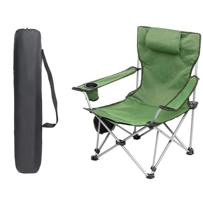 Chaise de Camping Pliante, Léger Et Durable, Facile À Porter, Maille