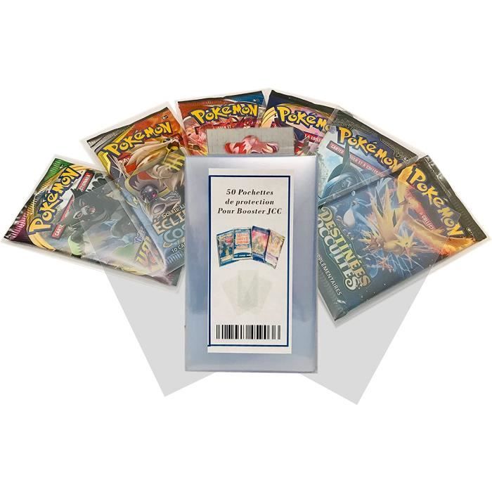 Protege Carte Pokemon x50 Blister Pokemon ✯Marque Française✯ Pochette Carte  Pokemon Transparente - Protège Carte Pokemon 89 * 64mm Sleeves Pokemon
