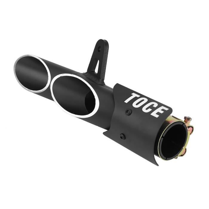 POT DECHAPPEMENT - Tuyau Embout déchappement Silencieux de Moto à Double Sortie Pour Yamaha YZF-R6 Suzuki GSX-R -ABI