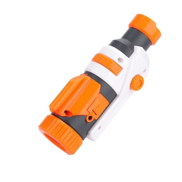 Lampe de Poche Tactique pour Nerf Jouet Pistolet LED Lampe Torche Modification Détachable en Plastique pour Nerf Elite Serie