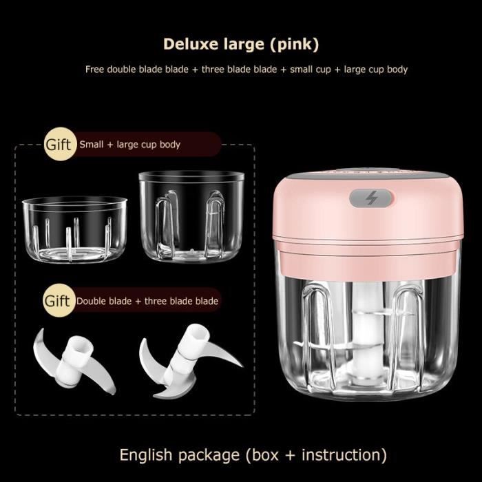 Mini destructeur de papier USB multifonctionnel – Déchiqueteuse portable pour bureau et maison