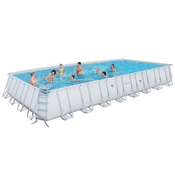 un kit piscine tubulaire rectangulaire bestway de 9 56x4 88x1 32 filtration a sable cdiscount jardin
