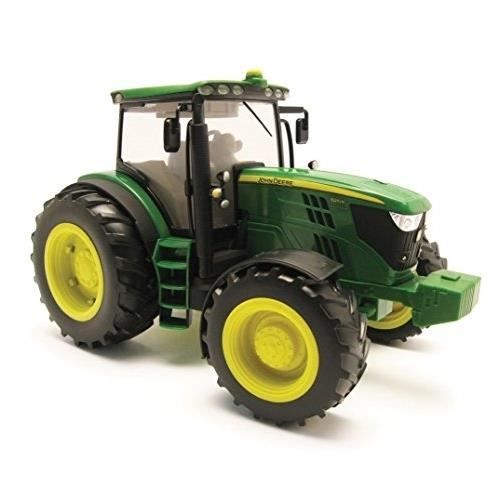 Véhicule miniature - BIG FARM - Tracteur John Deere 6210R - Effets son et lumière - Échelle 1/16 - 3 ans et plus