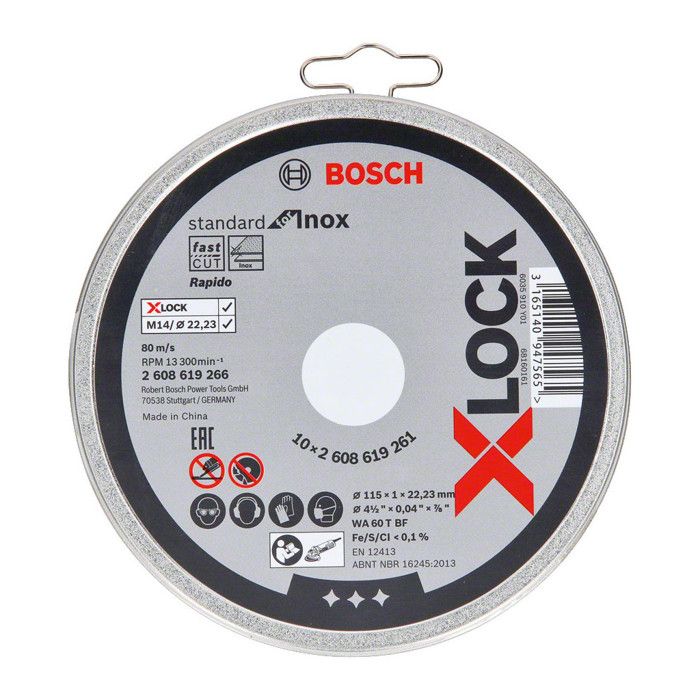 Bosch Disque de coupe X Lock Standard Ø 115 mm - vue 3