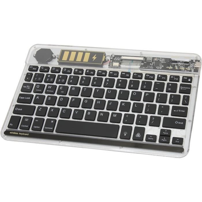Clavier Bluetooth, Mini Clavier Sans Fil Portable Ultra-Mince Pour Ios