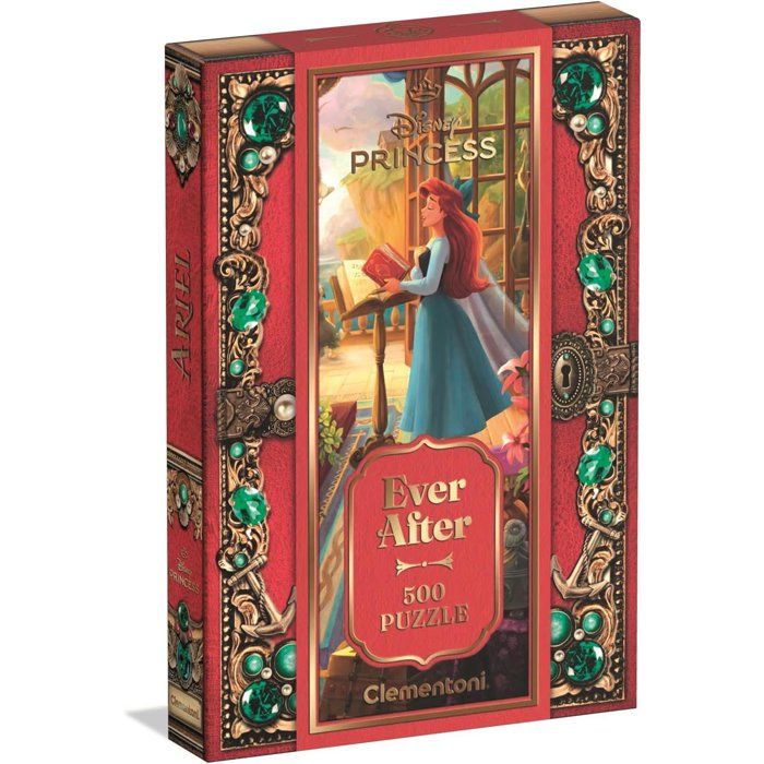 CLEMENTONI - Ever After - Puzzles 500 pièces - Disney Princesses - Ariel