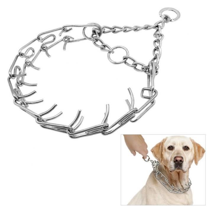 Stainless Steel Pet Prong Collar German Shepherd Adjustable Alloy Prong
