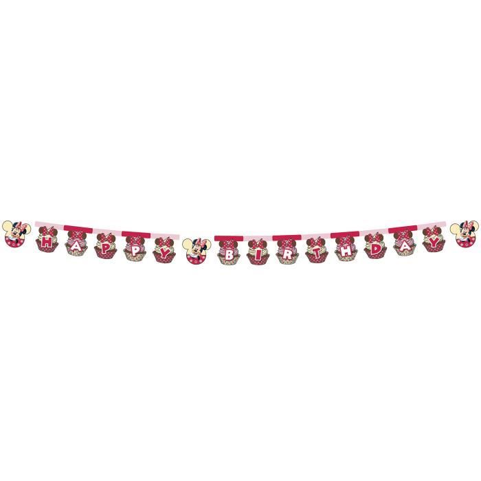 Banniere Joyeux Anniversaire Minnie 2 2 M Disney Guirlandes Banniere Joyeux Anniversaire Minnie 2 2 M Disney Guirlandes