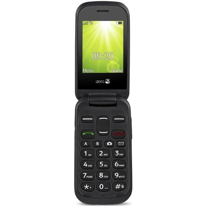 Vente Téléphone portable Doro 2404 blister Black/Black pas cher Vente Téléphone portable Doro 2404 blister Black/Black pas cher