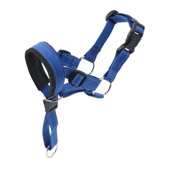 Muselière Réglable Pour Chien - Nylon Réfléchissant, Design Buvable, Sécurité Promenade Et Dressage - 9