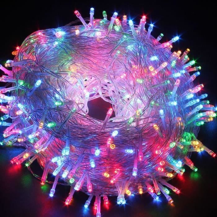 Guirlande Lumineuse Sapin De Noël 480 LED, 3m, 16 Branches - 8 Modes, Minuterie, Sommet éclairé Intégré