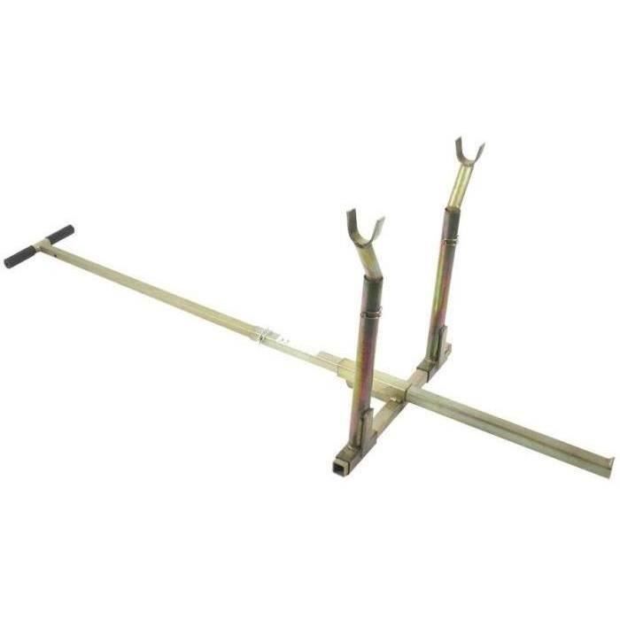 Lève-autoportée sous essieu, levage frontal, écartement réglable