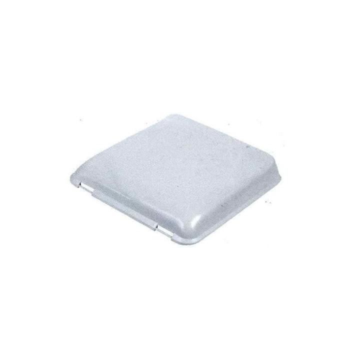 Narbonne Accessoires Lanterneau Design 28 à Poignées - Blanc, Ouverture 4 Faces, 28x28 Cm, Avec Moustiquaire Et Store Occultant, Ventilation Permanente