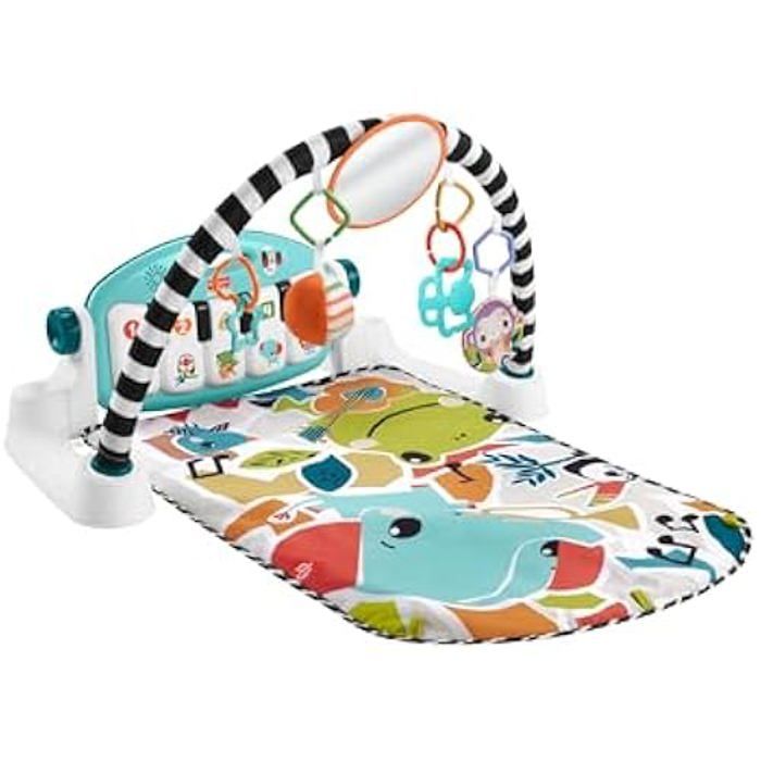 Jouet déveil - FISHER-PRICE - Kick & Play HWY54 - Mélodies intégrées - 0 mois et plus - Mixte