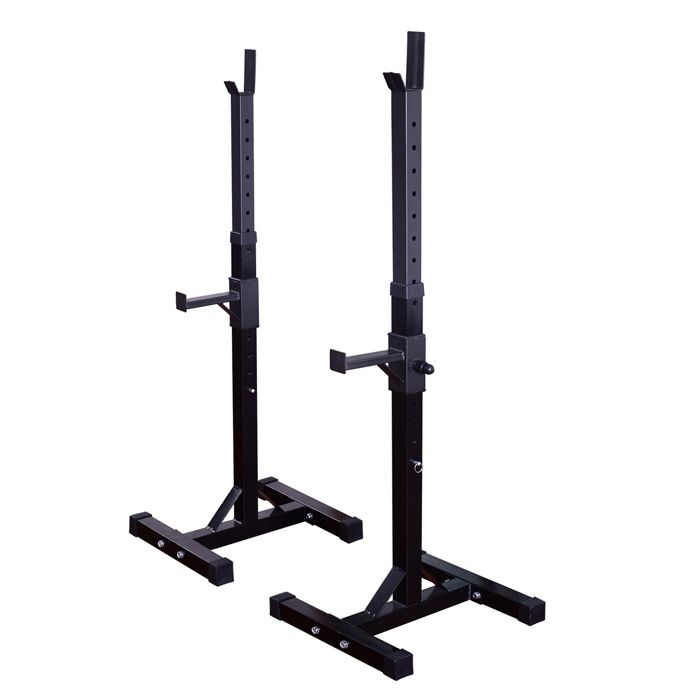 Support barres haltères longs musculation Hauteur réglable exercice#FE