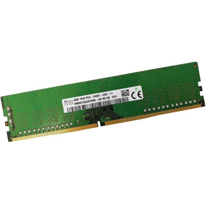 Barrette RAM SK Hynix 8Go DDR4 PC4-2400 - Référence HMA81GU6AFR8N-UH, Occasion