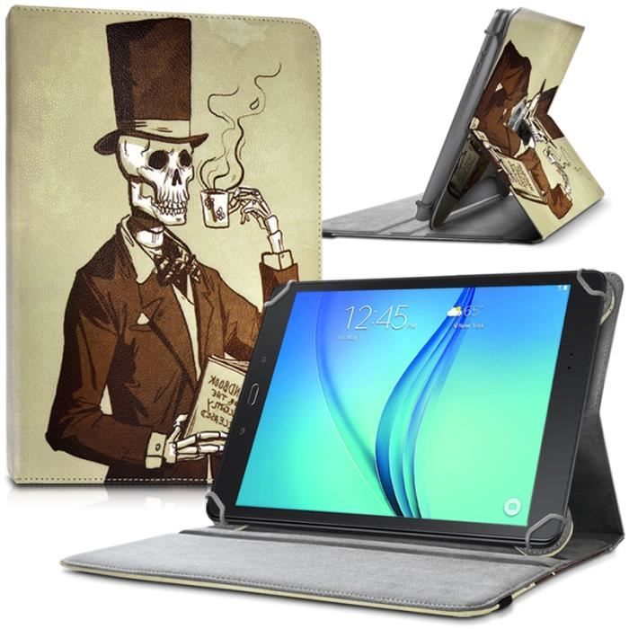 Etui Support Universel L Motif KJ19 pour Tablette