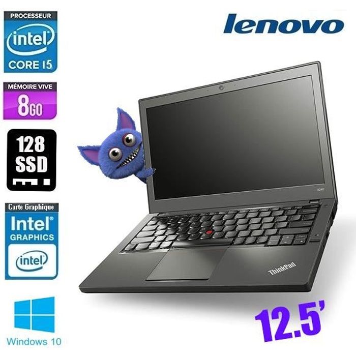 Top achat PC Portable LENOVO THINKPAD X240 CORE I5 pas cher