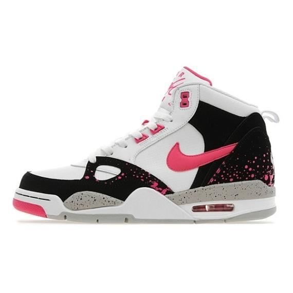 Nike Flight 13 Mid blanc noir gris blanc noir gris Cdiscount Chaussures