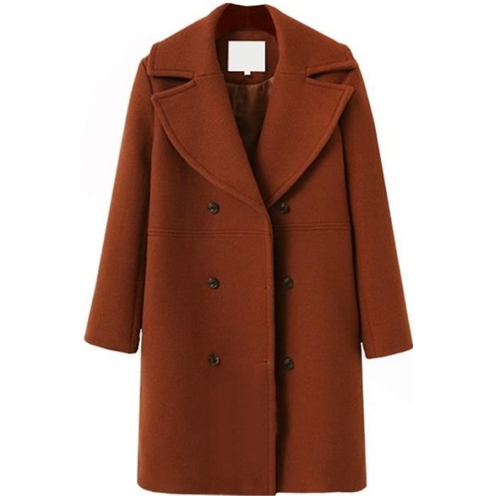 Manteau rouge brique clearance