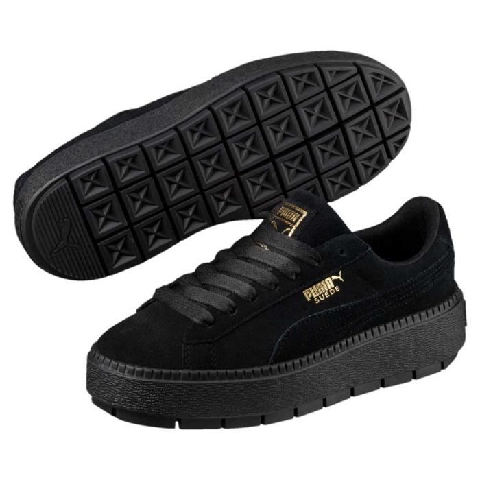 basket puma femme noir