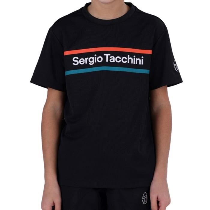 Mikiko T-Shirt Mc Garçon SERGIO TACCHINI - Taille 14 ans - Couleur NOIR