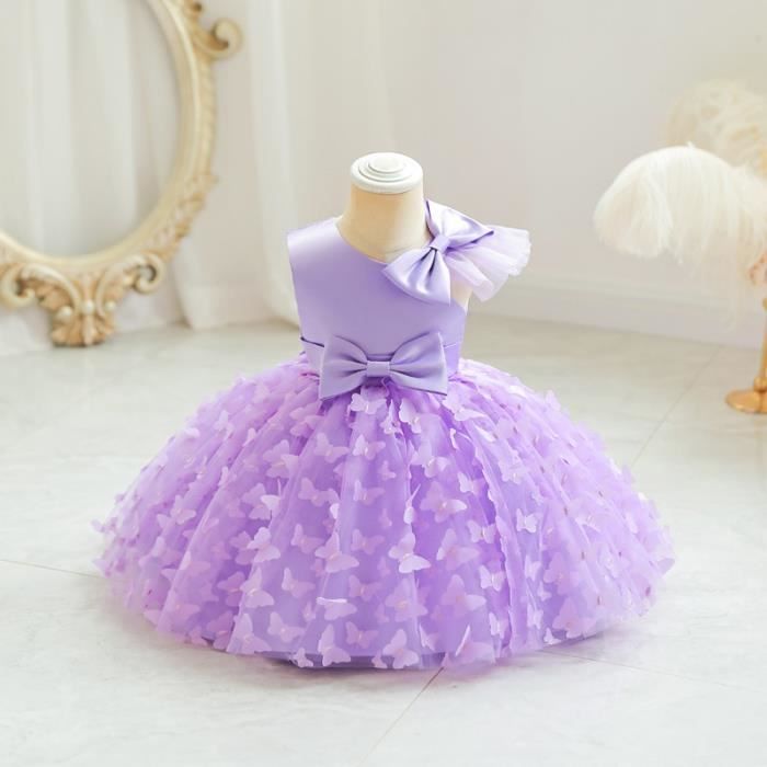 Bebe Fille Naissance Robe Bapteme Soiree Robe Mariage Princesse Fille Demoiselle d honneur Robe Anniversaire 6 Mois 6 Ans Cdiscount Pret a Porter