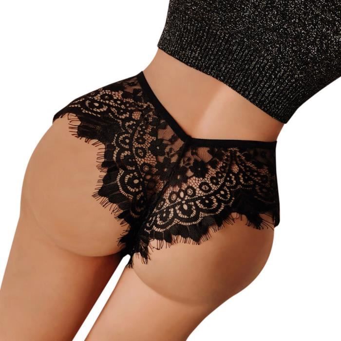 Femme en hot sale slip dentelle