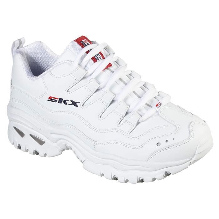 Espadrille Skechers ENERGY TIMELESS VISION blanche Confortable et stylee