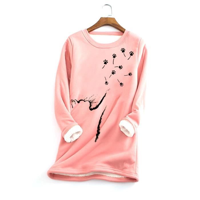 Haut Col Rond INC International Concepts 1X Rose/beige/chocolat - Occasion Très Bon état