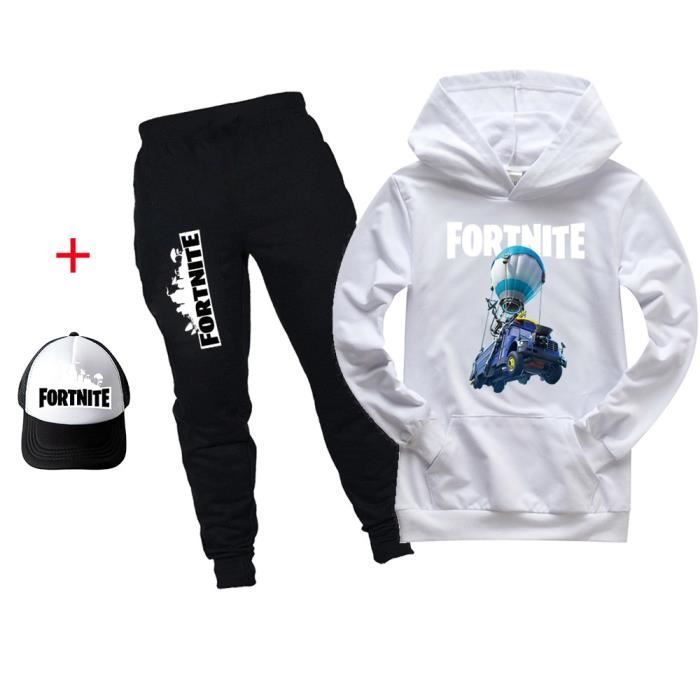 Fortnite Ensemble Hoodies Sweatshirt et Pantalons Enfant Jogging
