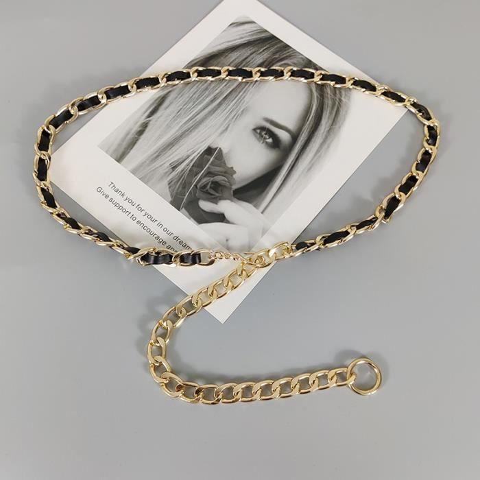 Ceinture dorée très chic esprit haute couture Vintage réglable - Accessoires & Bagagerie