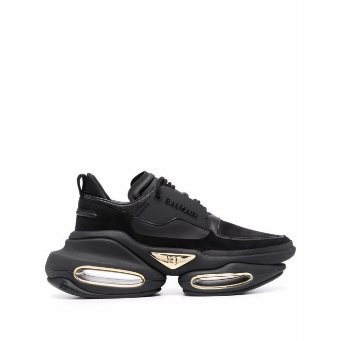 BALMAIN FEMME YN1VI541LSLD0PA NOIR CUIR BASKETS Noir Cdiscount Chaussures