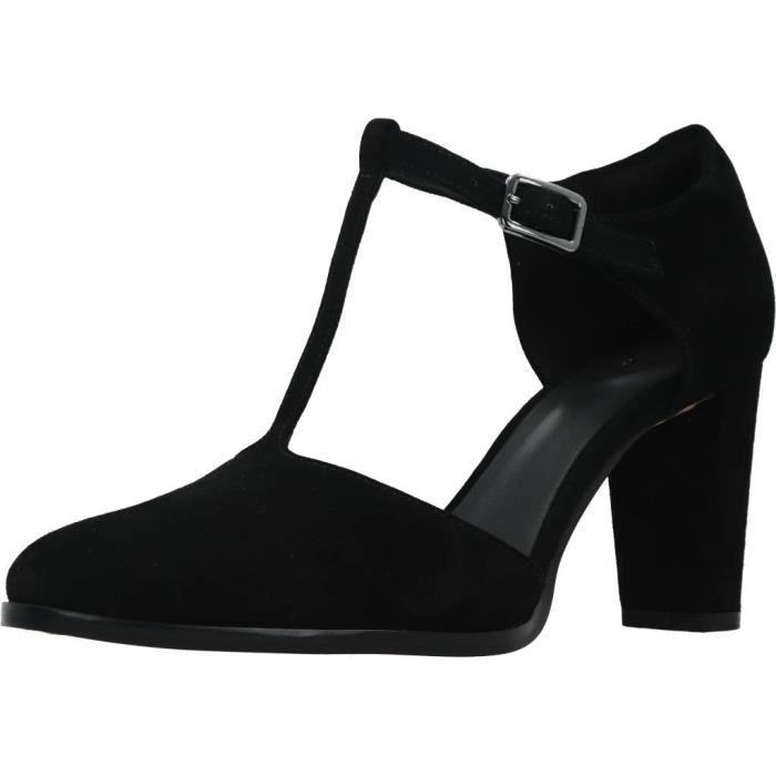 Escarpin Femme Clarks 130822 Noir Semelle int. Gomme 7 5 cm. talon Achat Vente Escarpin Femme Clarks 130822 Noir Semelle int. Gomme 7 5 cm. talon pas cher Cdiscount