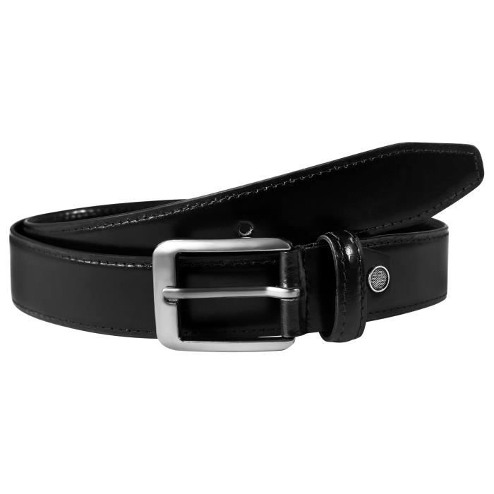 Ceinture Unisexe En Cuir Véritable Blanc - Marque Exte, Longueur 100/115 Cm, Largeur 30 Mm, Fabriquée En Italie