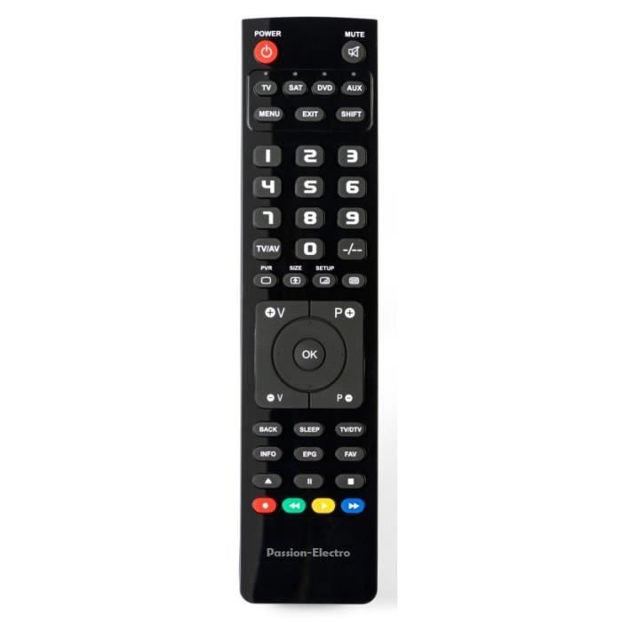Télécommande Pour TV Oceanic OCEALED39S21B6 (LE-40T1) - Télécommande Neuve Universelle