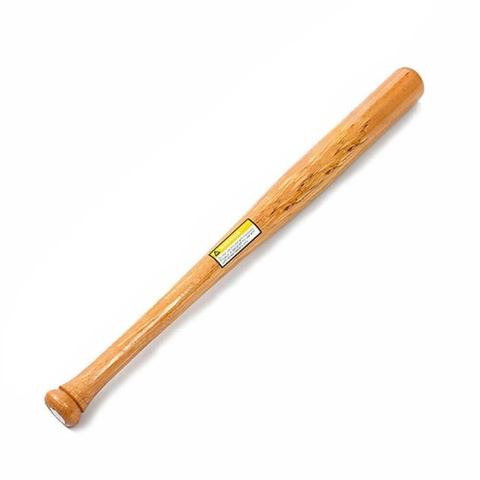 Batte de baseball en bois massif pour le sport en plein air64cm Cdiscount Sport