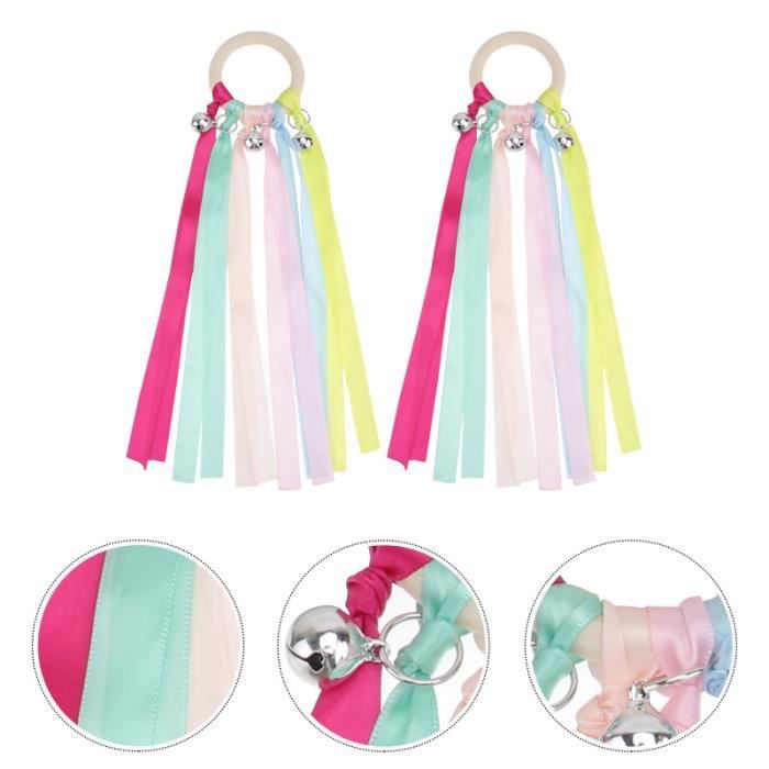 YUUSIKCO 2 Pièces Ruban Gymnastique Enfant-Ruban Danse, Ruban