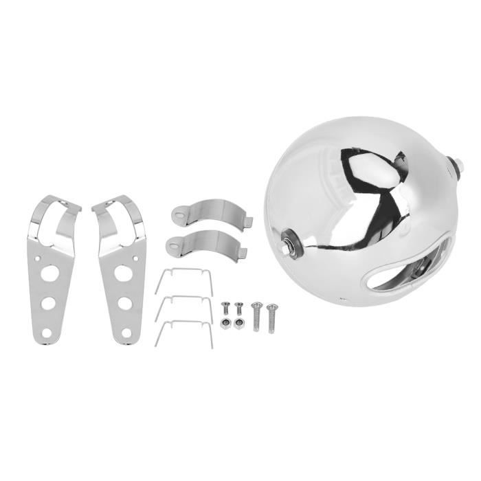 Boîtier De Phare 5,75 Pouces Noir Pour Harley Dyna Super Glide Custom 2005-2015 - Neuf
