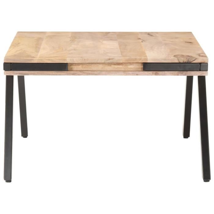 ABB Table basse 114x65x40 cm Bois de manguier massif - Qqmora ...