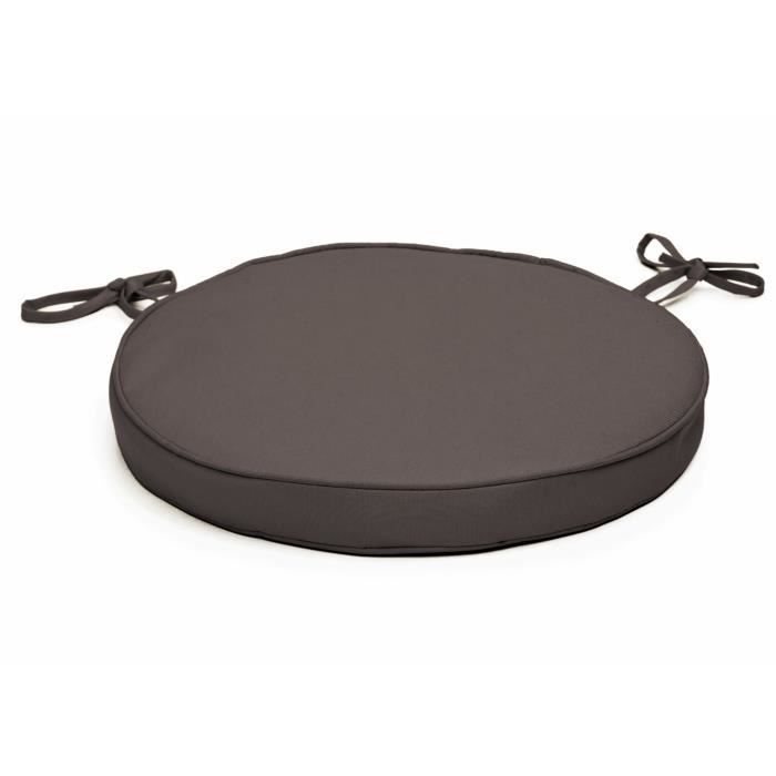 Galette de Chaise Impermeable Rond Diametre 40cm Chocolat Galette de Chaise Impermeable Rond Diametre 40cm Chocolat