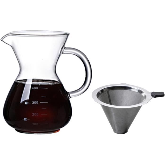 Asobu Pour Over cafetière 1 litre argenté