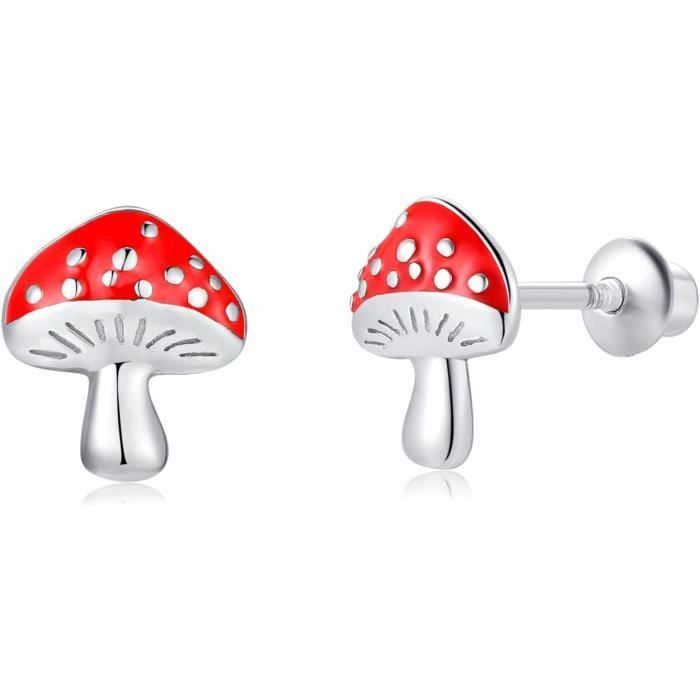 Achat Boucles d'oreilles en argent sterling avec ruban de cristal pour enfants en gros