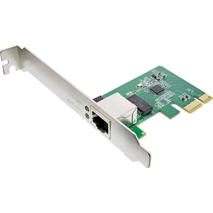 RTL8125B Adattatore di rete PCIe 2.5GBase-T 2500/1000/100Mbps PCI Express Gigabit scheda Ethernet RJ45 LAN Controller, supporta PXE per Windows/Linux/MAC, con basso profilo