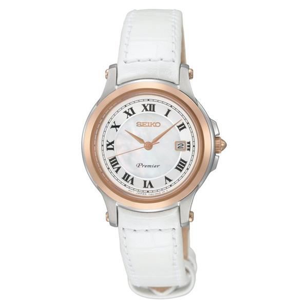 Montre seiko premier best sale femme