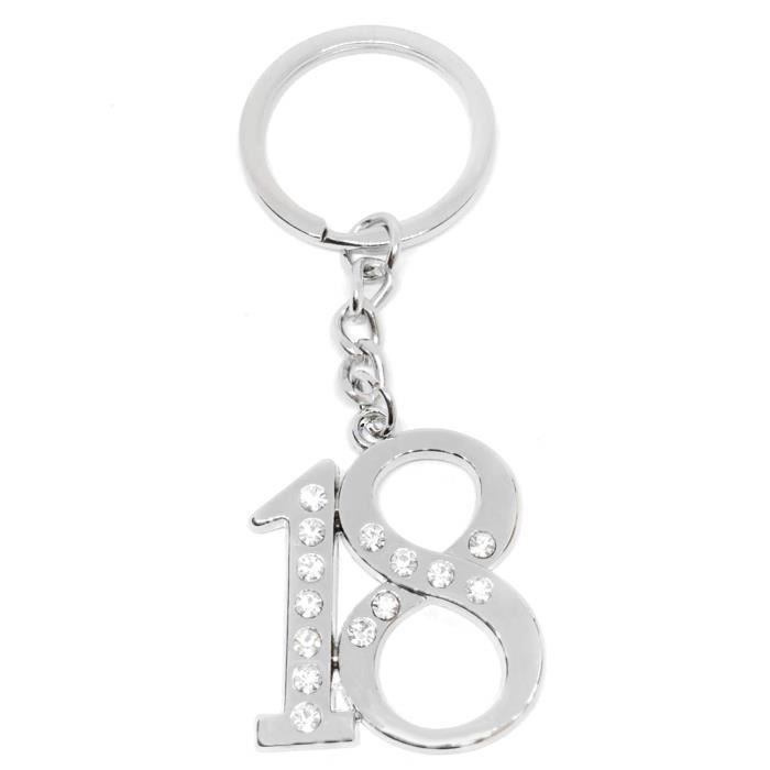 440z Ppx18 60 Ans Cadeaux D Anniversaire Pour Femmes Hommes Porte Cles En Acier Inoxydable Bijoux 18 Ans 18 Ans Achat Vente Porte Cles Cdiscount