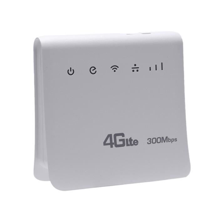 Routeur Mobile Deverrouille 300mbps Wifi 4g Lte Cpe Avec Port Lan Prise En Charge De La Carte Sim Routeur Sans Fil Portable Routeur Prix Pas Cher Cdiscount