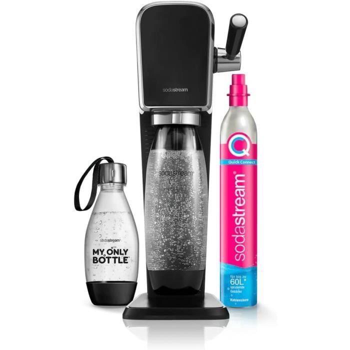 Machine à Eau Pétillante Seltzer Maker – Soda Maker Portable En Aluminium Pour Boissons Gazeuses Maison